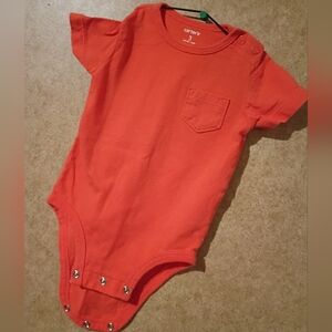 Carter's Vibrant Orange Bodysuit